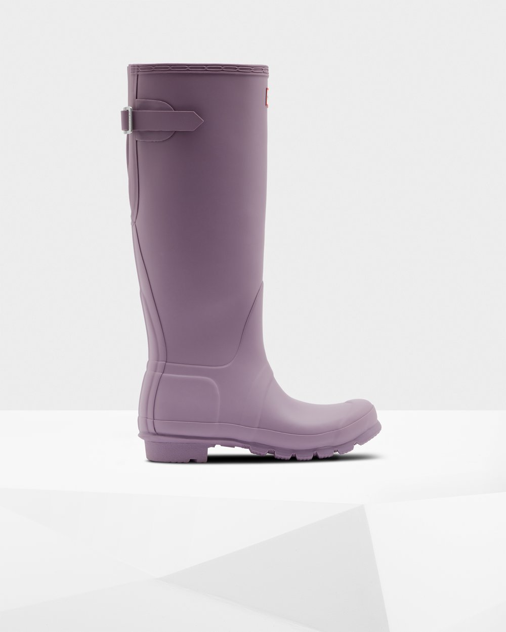 Womens Tall Rain Boots - Hunter Original Back Adjustable (42MPUITXA) - Purple